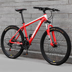 Red Spoke wheel / 21speed