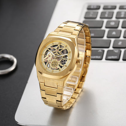 Fashion Alloy Watch Men's Watch BESTWIN Hollow Butterfly Clasp