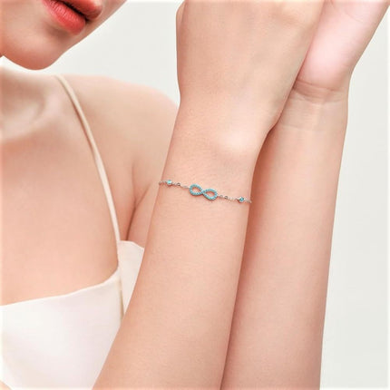 Oneindige Liefde Simbool Turkoois Armband Juweliersware