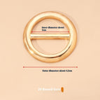 2 Round Gold / 3CM / Round