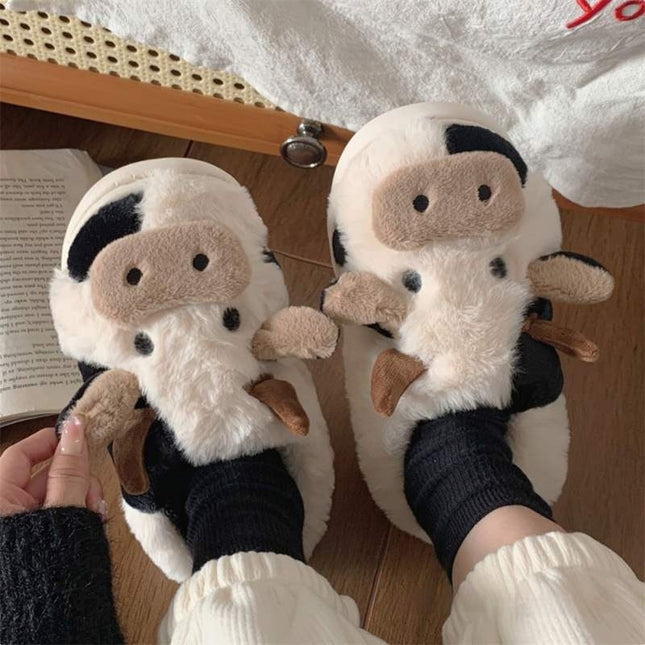 Cotton Slippers Women's All-season Cute Indoor Home Platform Slippers Women's