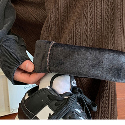 Design Plush Sanitary Pants For Men In Winter