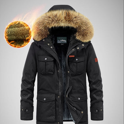 Loose Plus Size Multi Pocket Quilted Jacket