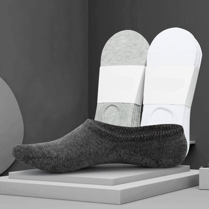 Women's Solid Color Silicone Low Top Invisible Socks