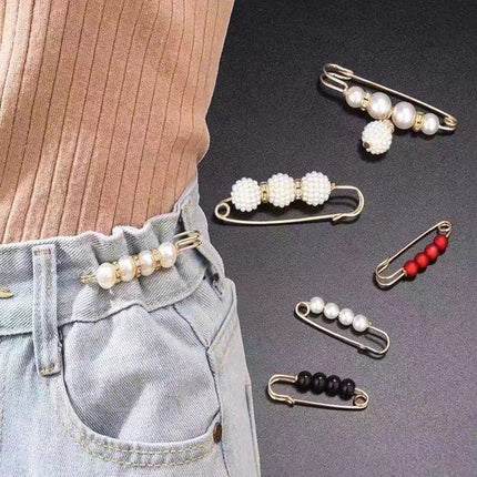 Vrouebroek met Vaste Middellyf Brooch-bykomstigheid