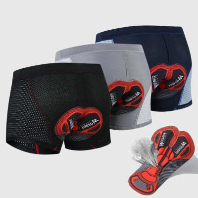 Biker Underwear Quick-drying Breathable Non-slip Thickened Silicone Cushion Cycling Shorts
