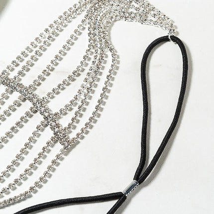 Flits Diamant Strass Rekbare Haarband Haarbykomstighede Vyf Rye Diamante