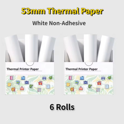 53 mm Wit Tien Jaar Termo-sensitiewe Drukpapier