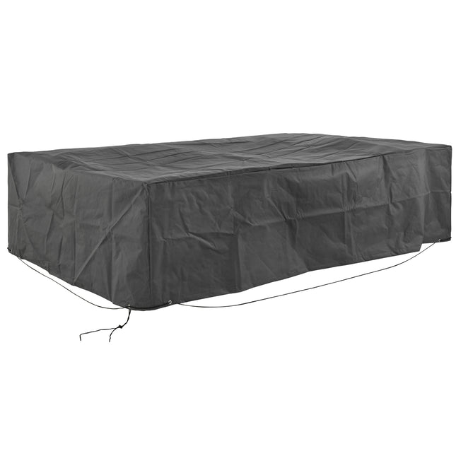 97" x 65" x 26" Weerbestande Buitenste Seksionele Patio Meubelhoes met Uiters Weerbeskerming, Grys
