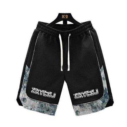 Printed Men's Loose Plus Size Shorts