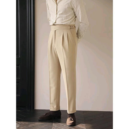 High Waist Slim Fit Business Casual Trousers