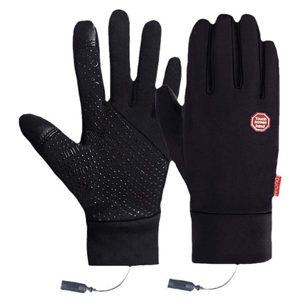 Charging Cycling Touch Screen Windproof Warm Usb Heating Gloves
