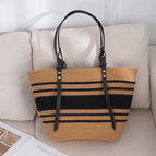 Khaki And Black Stripes / 45X10X30cm