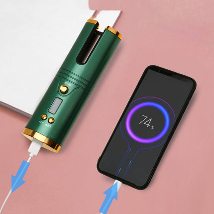 Draadlose Draagbare Mini USB Kop Permanente Krulbeskadig Nie Die Haarmasjien Nie