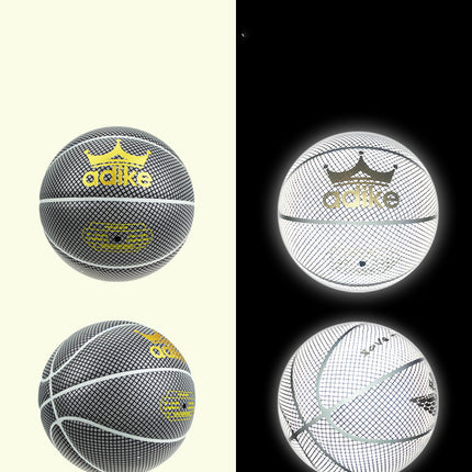 Glowing Luminous Fluorescent Basketball Night Game Basketball