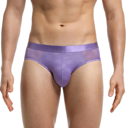 Men's Cotton Breathable Double-layer U-convex Briefs