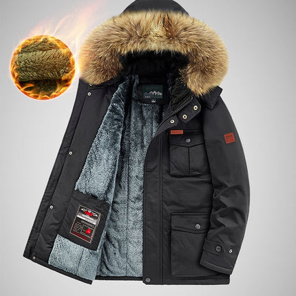 Loose Plus Size Multi Pocket Quilted Jacket