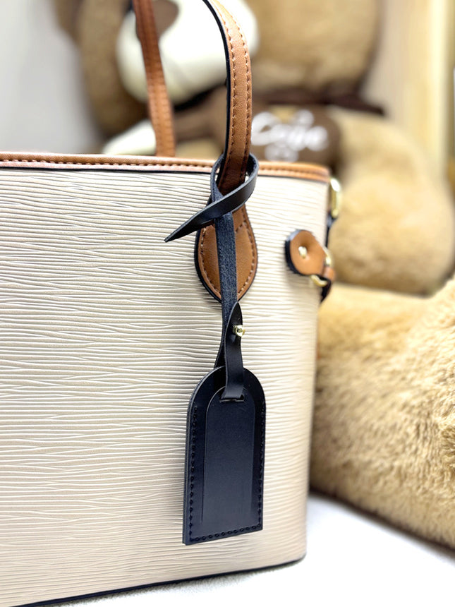 Luggage Identification Tag Anti Lost Leather Pendant