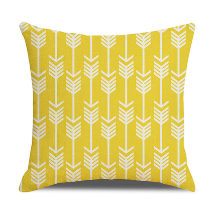 Oorgrens-kussingsloop Eenvoudige Geometrie Warmverkope Linne Kussingsloop Sofa Kussing Huishoudelike Items