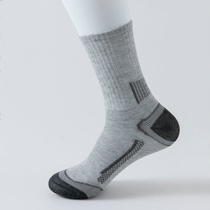 Stripe Sports Long Socks Sweat-absorbent, Comfortable And Breathable