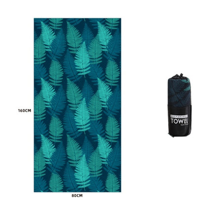 Gedrukte Swem Mikrovesel Strandhanddoek