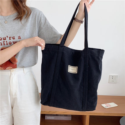Canvas Women's College Of Arts And Arts Large Capacity Portable Cloth Bag