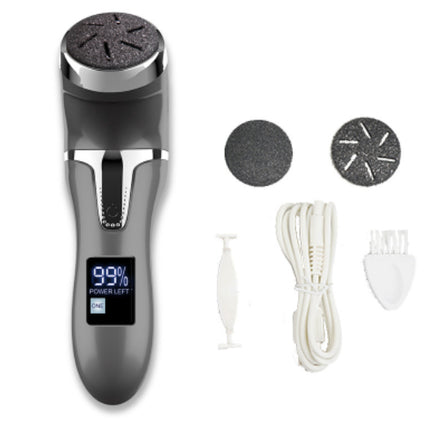 LCD Digital Display Electric Vacuum Cleaner Foot Scrubber Exfoliating Pedicure Beauty Supplies Gadgets