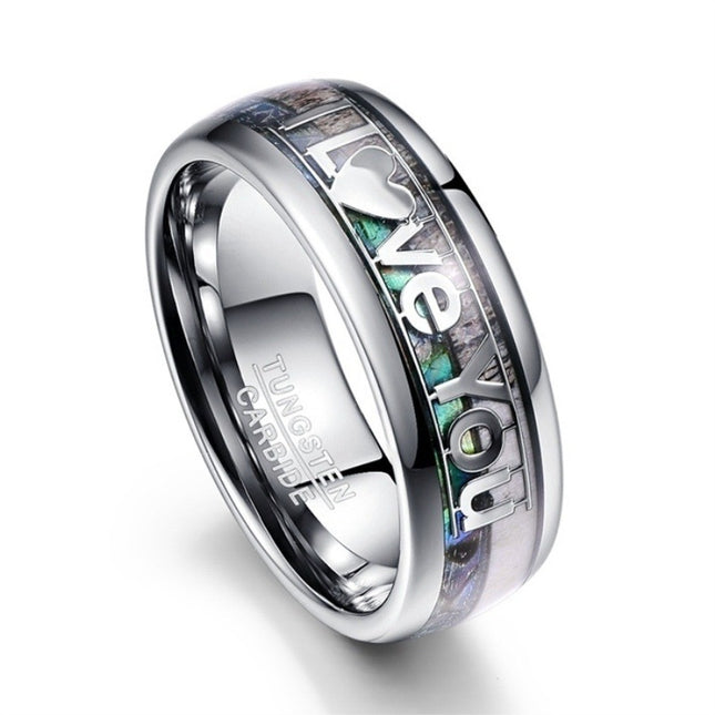 Mans- en Dames Modieuse Minimalistiese Ring