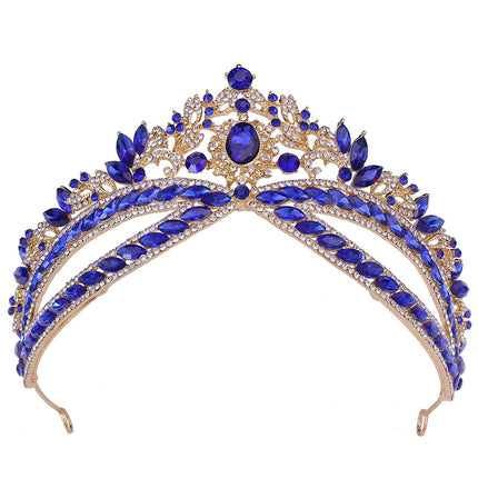 Troukoonhoofbedekking Bruids Rhinestone Troustyl Kroonbykomstighede