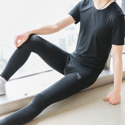 Men's Home Wear Ice Silk Bottoming Shirt