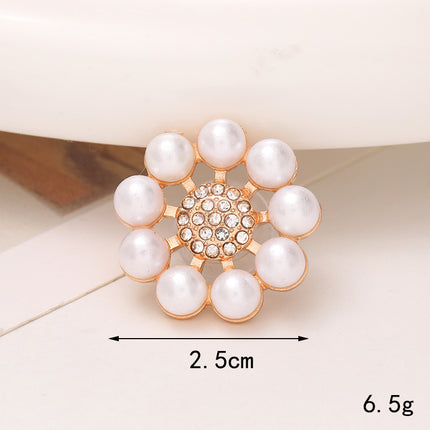 Jeans Knoopsgat Skoene Selfdoen-Bykomstighede Helder Kristal Klassieke Styl Ornament-Bykomstighede Bo-ste Krale Blom