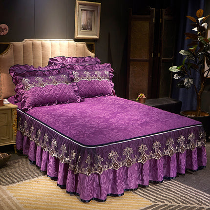 Afneembare Rompstyl-nie-gly-bed-oortrekker Stofdig