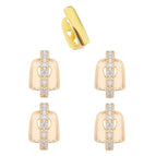 Zircon Gold Color 5PCs
