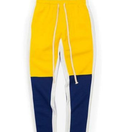 Men's Leisure And Comfortable Sports Colorblock Sweatpants