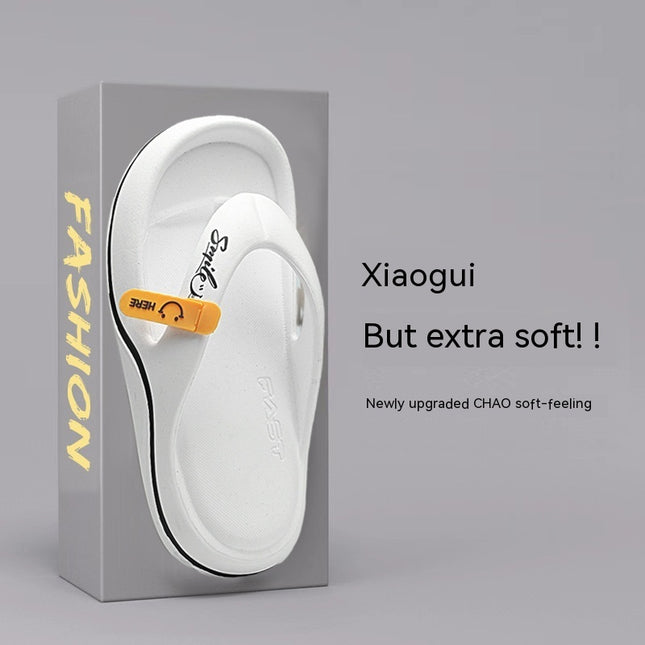 Casual Flip Flops Men's Outer Wear Plus Size All-matching Beach Shoes Men's Slippers