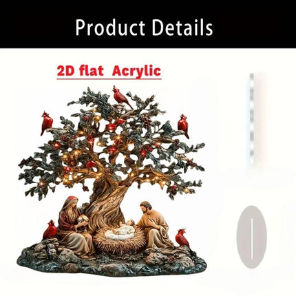 Card-insert Acrylic Standing Sign Flat Ornament