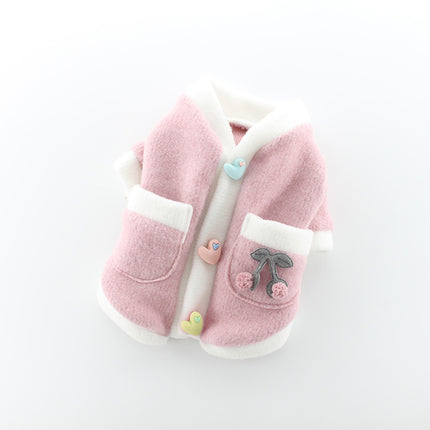Pet Clothes Sanded Student Skirt Feet