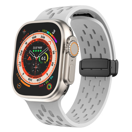 Maas Magnetiese Gesp Silikoonband Iwatch-band