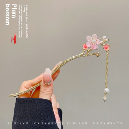 Dress Accessories Hairpin Headwear Antique Style Plate Hairpin