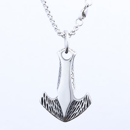 Retro-style Minimalist Anchor-shaped Titanium Steel Pendant Retro And Minimalist