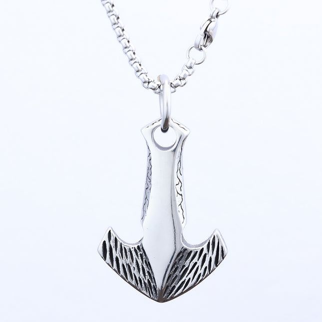 Retro-style Minimalist Anchor-shaped Titanium Steel Pendant Retro And Minimalist
