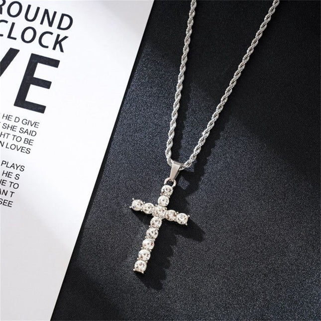 Diamant Hanger Halssnoer Mans Hip-hop Koue Wind