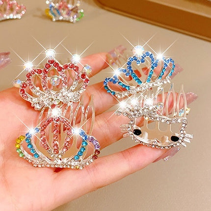 Children's Children's Crown Headdress Girls Princess Crown Hair Clip