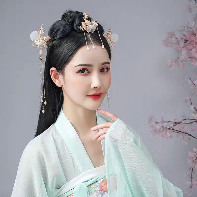 Kwassie Volle Stel Antieke Haarspeld Chinese Styl Klassieke Eenvoud Haarbykomstighede