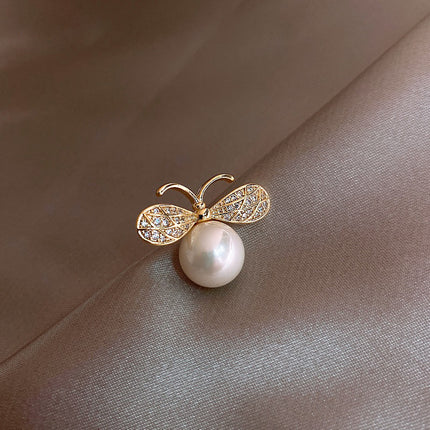 Small Bow  High-end Corset Sewing Free Shirt Anti-exposure Button