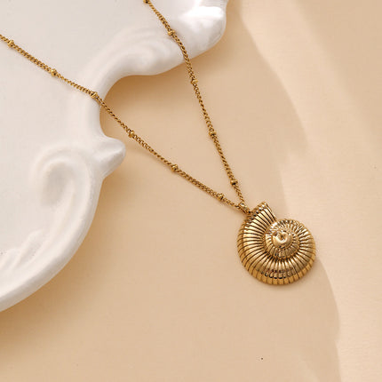 Beach Ocean Instagram-Style Conch Necklace