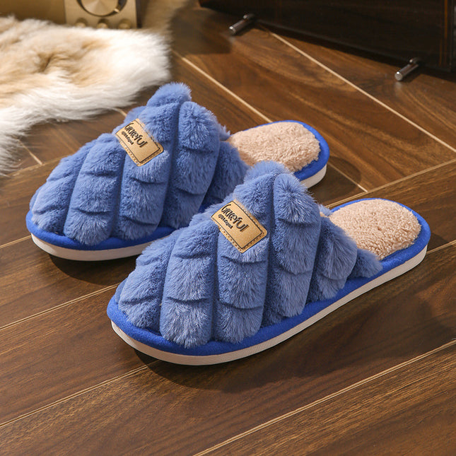 Cute Thick Bottom Interior Home Non-slip Plush Warm Cotton Slippers