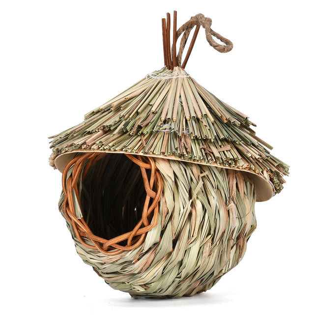 Creative Hanging Straw Bird Nest Manual Environment Layout