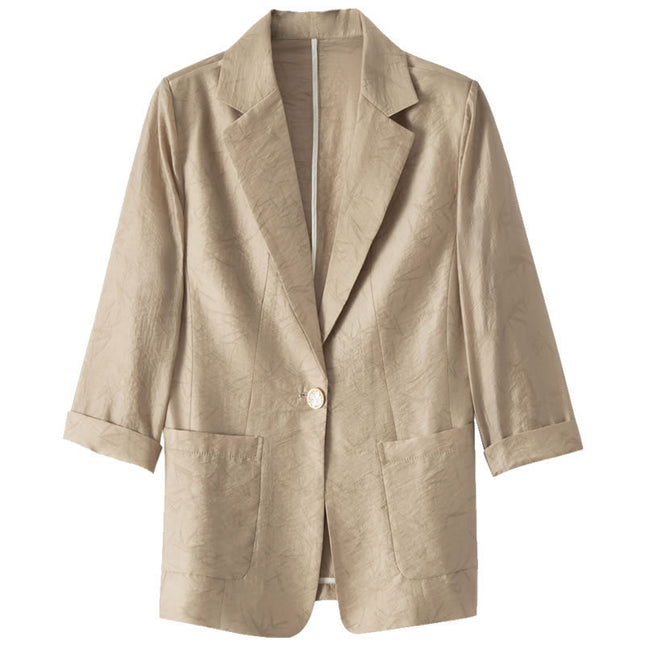Summer Tencel Women's Suit Jacket