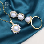 Wit Pak 8 Tot 9mm / Met Ketting Sonder Boks